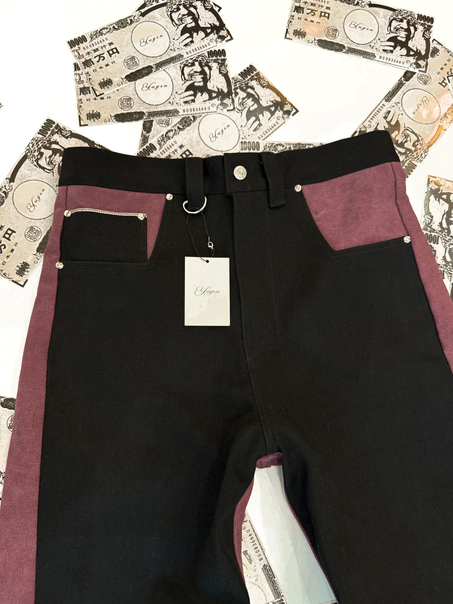 Selvedge Canvas Pants Bordeaux