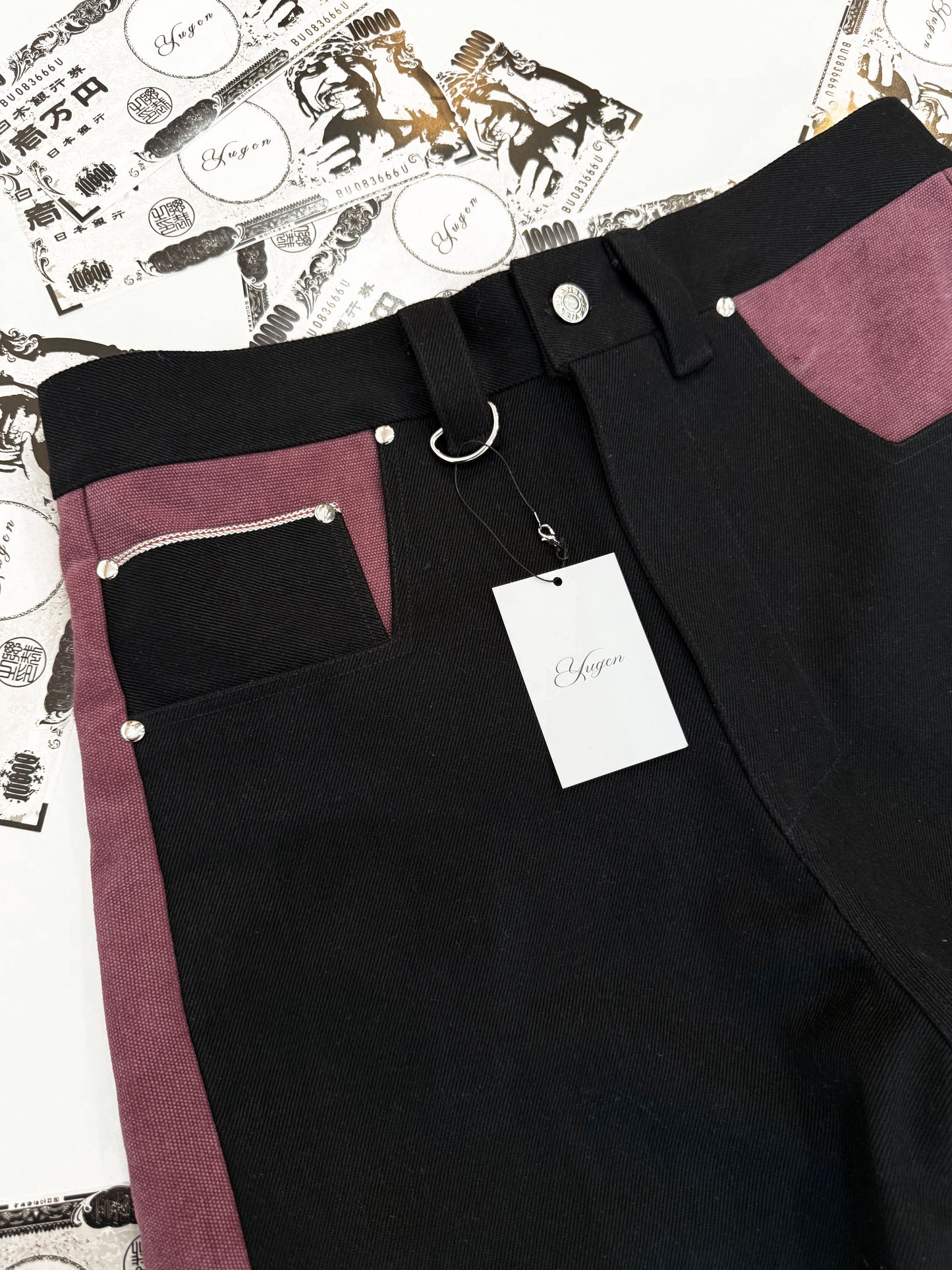Selvedge Canvas Pants Bordeaux