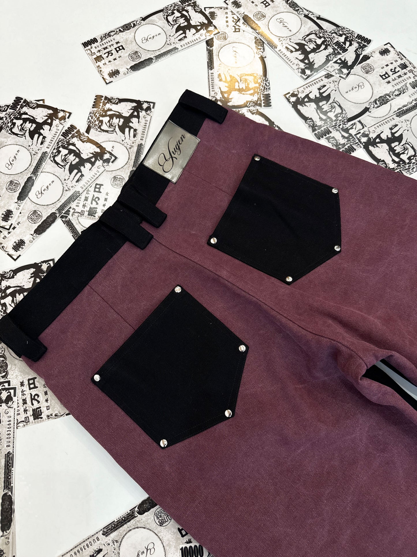 Selvedge Canvas Pants Bordeaux