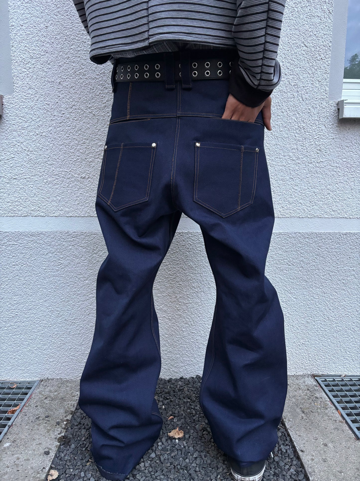 Blue 8 Pocket Selvedge Denim