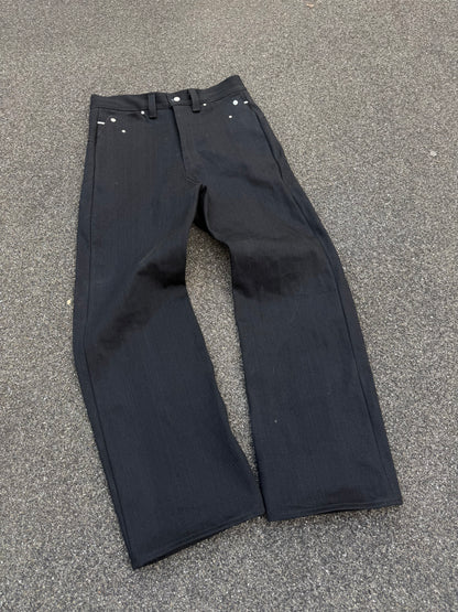 Black 8 Pocket Selvedge Denim