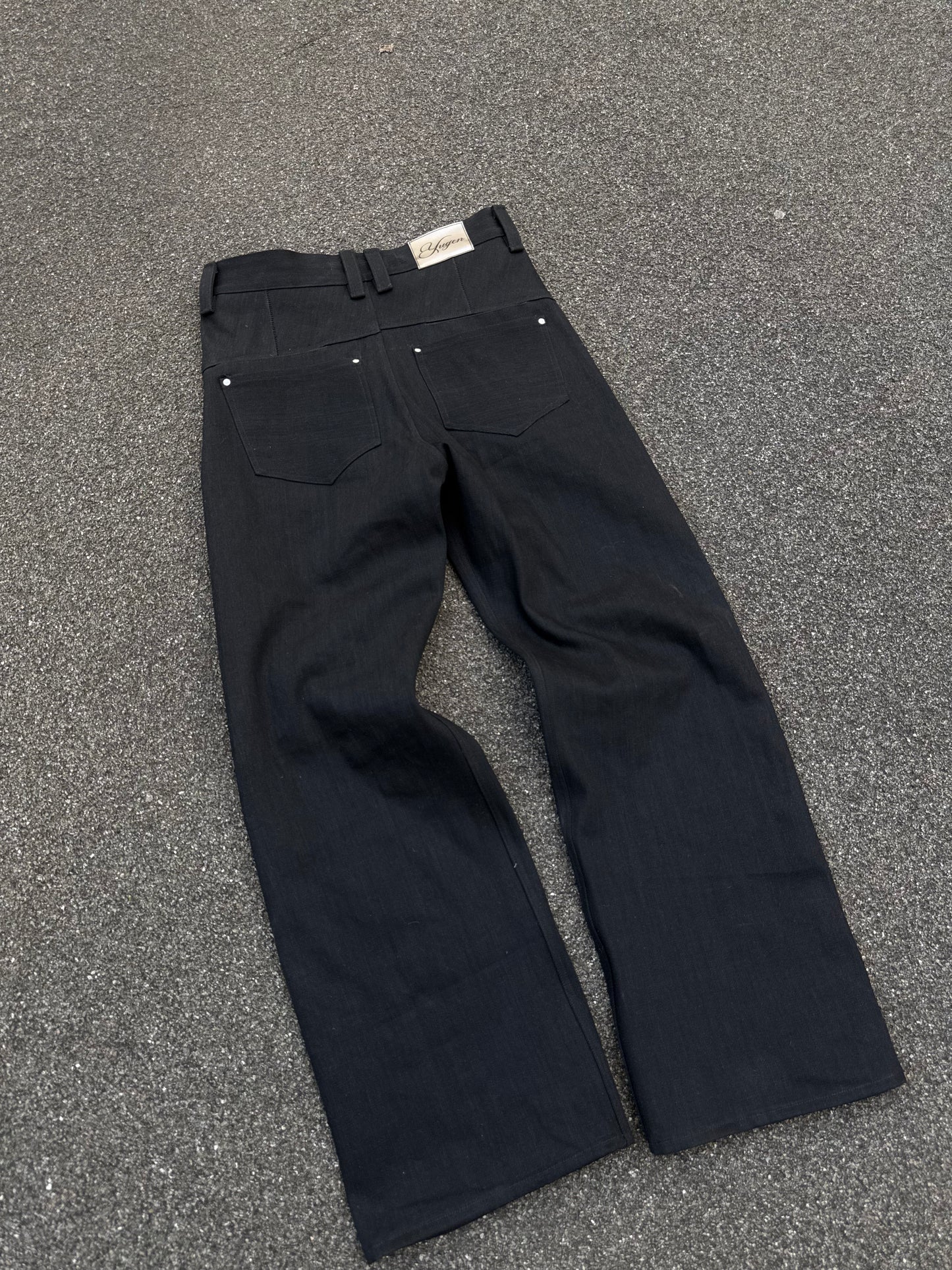 Black 8 Pocket Selvedge Denim