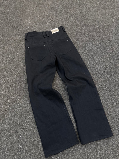 Black 8 Pocket Selvedge Denim