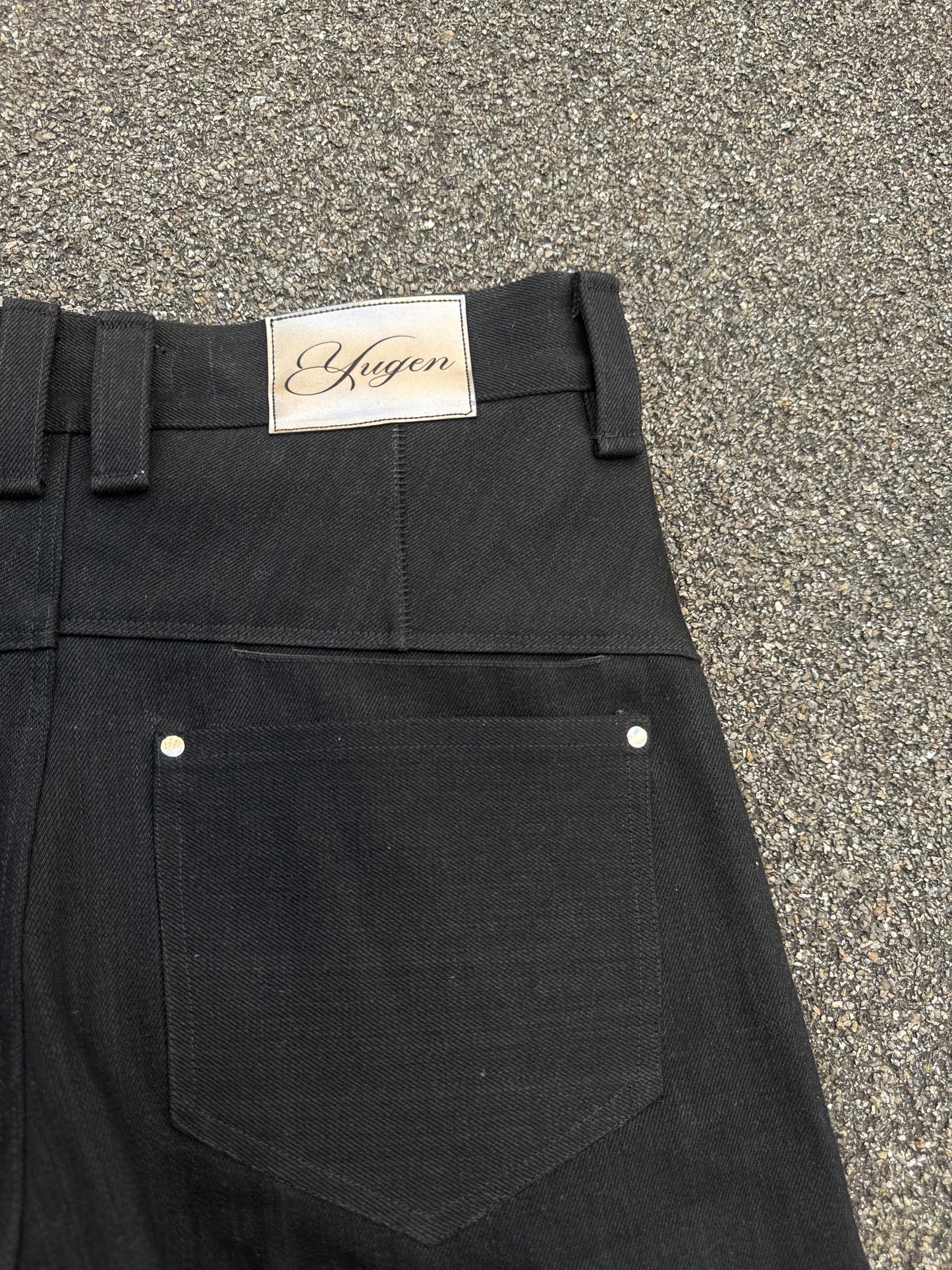Black 8 Pocket Selvedge Denim
