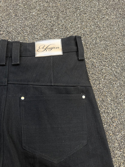 Black 8 Pocket Selvedge Denim